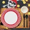Red Gingham Paper Dinner Plates 24 Count Classic Picnic Party Plates 9 Inch